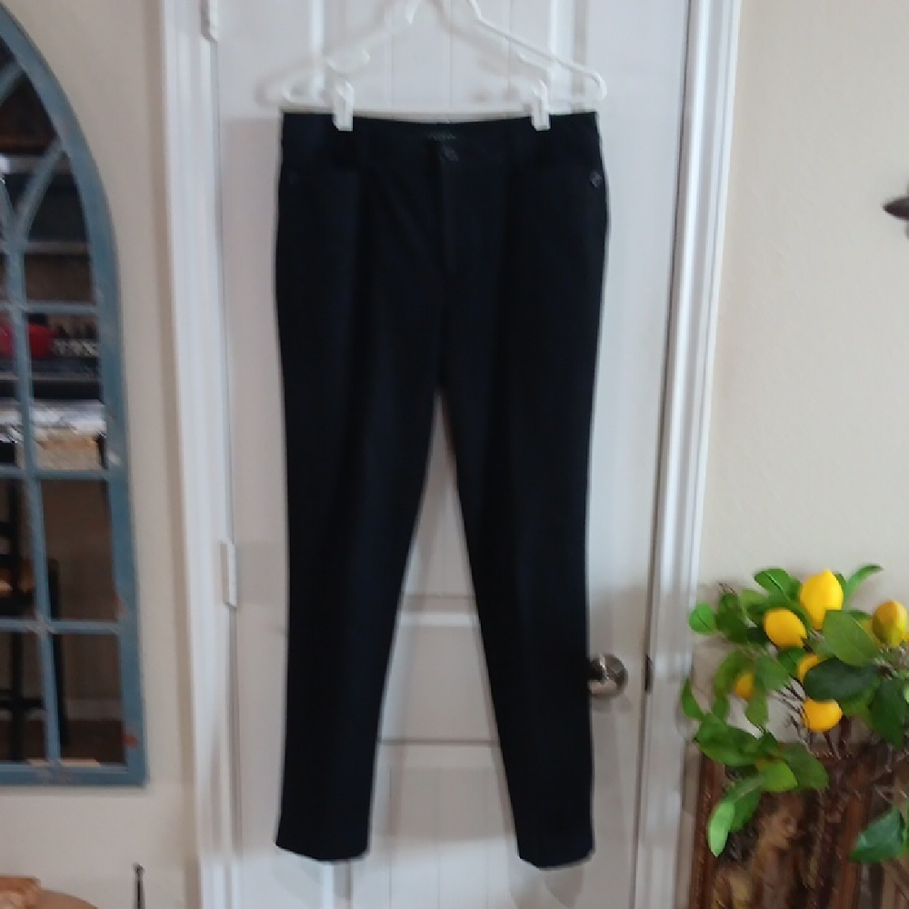 Vintage Lauren Ralph Lauren Black Equestrian Chino Pants 8